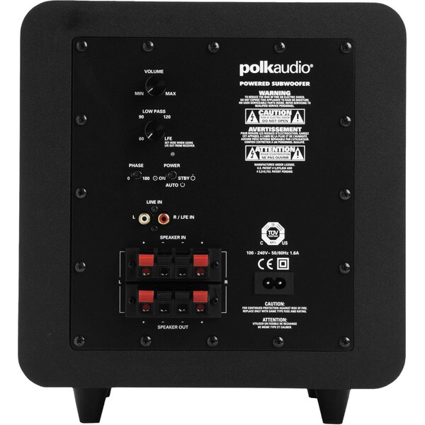 Main product image for Polk Audio PSW111 8" Compact Powered Subwoofer 300 Watt243-610
